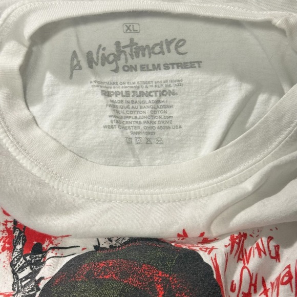 A Nightmare on Elm Street Freddy Krueger Graphic Print Horror Movie XL - Picture 3 of 7